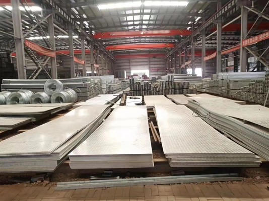 গরম-গোলাই উচ্চ দস্তা স্তর প্যাটার্ন প্লেট 5.5mm-5.75mm সহনশীলতা কাস্টমাইজযোগ্য প্রক্রিয়াকরণ