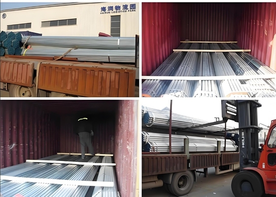 DN15mm-DN250mm গোলাকার বিভাগের আকৃতি স্টিল কাঠামোর জন্য অ্যান্টি-জারা গ্যালভানাইজড পাইপ