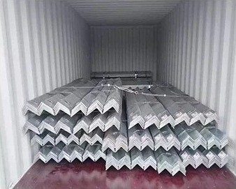 ASTM A36 A53 Q235 Q345 কার্বন গ্যালভানাইজড আয়রন এল আকৃতির হালকা ইস্পাত কোণ বার জিবি / টি স্ট্যান্ডার্ড সমান