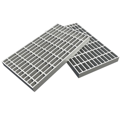 ইন্ডাস্ট্রিয়াল ড্রেন কভার জন্য সিলভার Serrated ফ্ল্যাট বার Catwalk ইস্পাত ব্রিজ গ্রিটিং Walkway