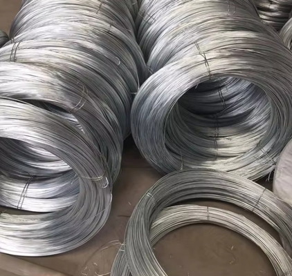 ওয়েল্ডিং সার্ভিস এবং ± 1% সহনশীলতা 6mm-12mm হট ডাম্প গ্যালভানাইজড কয়েল তারের জন্য