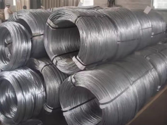 ওয়েল্ডিং সার্ভিস এবং ± 1% সহনশীলতা 6mm-12mm হট ডাম্প গ্যালভানাইজড কয়েল তারের জন্য