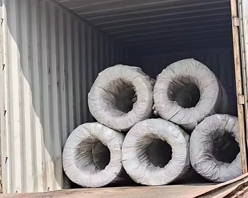 ওয়েল্ডিং সার্ভিস এবং ± 1% সহনশীলতা 6mm-12mm হট ডাম্প গ্যালভানাইজড কয়েল তারের জন্য
