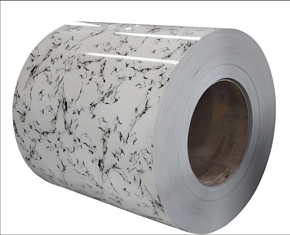কাস্টম ডিজাইন Z80-Z120 লেপ PPGI গ্যালভানাইজড রঙ লেপ প্লেট 0.12-0.2mm বেধ