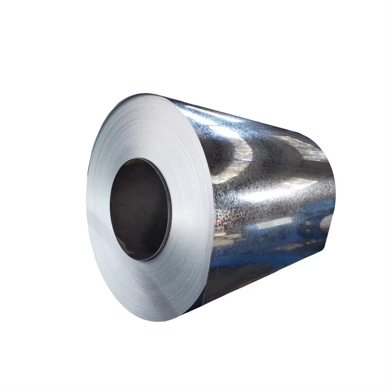 DX51d 0.2 মিমি কোল্ড রোলড গ্যালভানাইজড স্টিল জিই রোলস কাস্টমাইজড দৈর্ঘ্য এবং প্যানেল তৈরি করুন