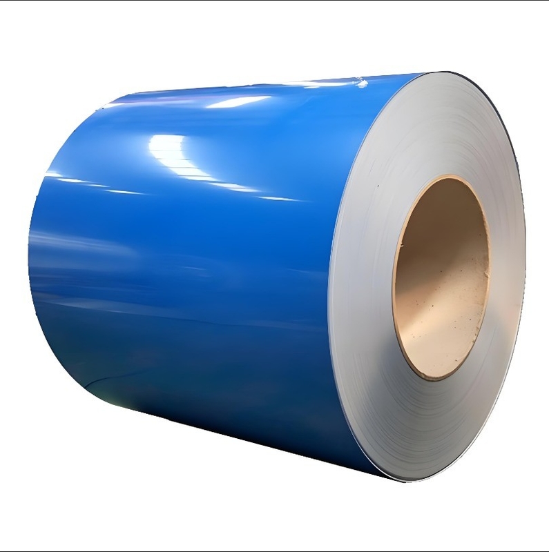 Z81-Z120 লেপ Ppgi রোলস প্রিপেইন্টড গ্যালভানাইজড স্টিল রোলস মিড হার্ড পণ্য তৈরির জন্য