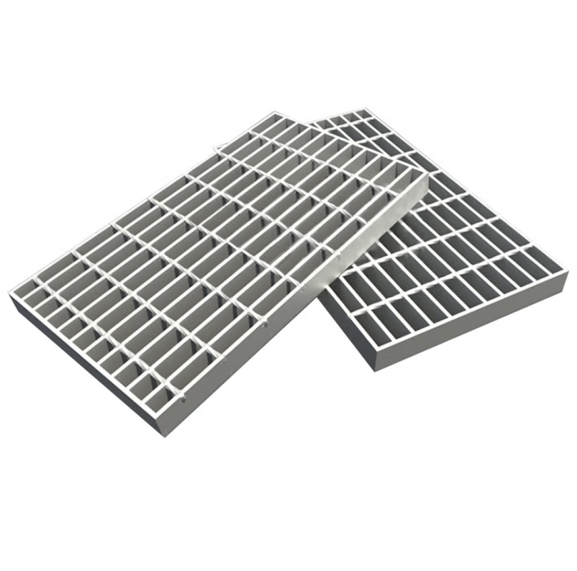 ড্রেনেজ জন্য Galvanized ঝালাই ইস্পাত গ্রিড গ্রিড কভার 50mm ক্রস বার পিচ কাস্টমাইজড